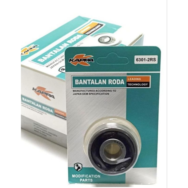 BEARING 6301 ORIGINAL KAPPA BRAND / LAHAR KAPPA 6301 ORIGINAL
