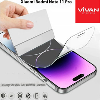 Vivan ไฮโดรเจล Xiaomi Redmi Note 11 Pro 5G ป้องกันรอยขีดข่วน ของแท้ คริสตัลใส ป้องกันหน้าจอ ป้องกันเต็มรูปแบบ