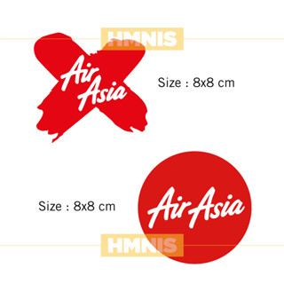 สติกเกอร์โลโก้ AirAsia Air Asia X สําหรับติดตกแต่ง