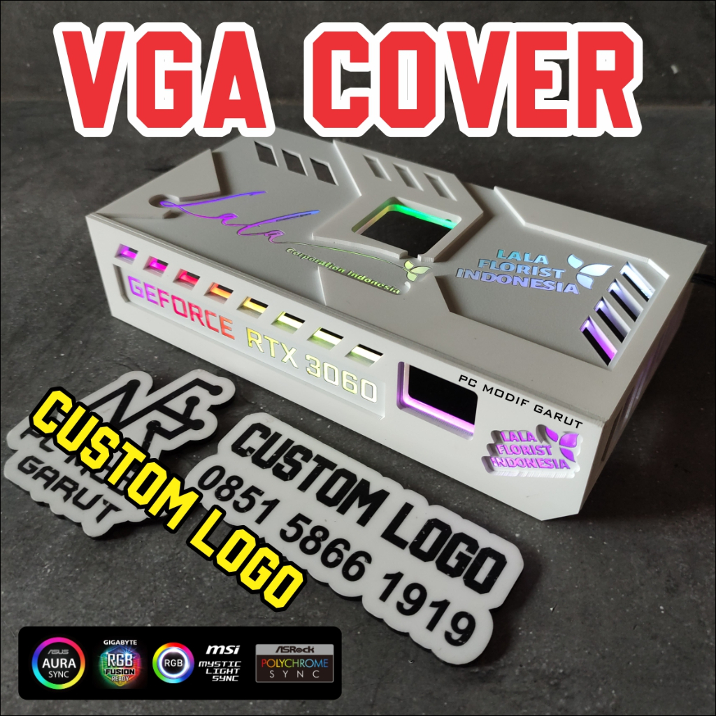 ฝาครอบโลโก้ VGA MANLI GALARDO GTX 1650 3 PIN ARGB SYNC