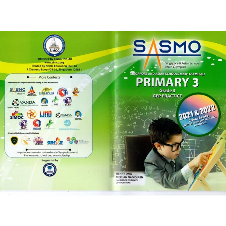 SINGAPORE & ASIAN SCHOOLS MATH OLYMPIAD (SASMO) - PRI 3 (2021 - 2022)
