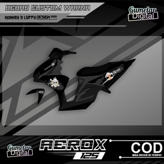 เรียบง่าย STRIPPING HONDA AEROX 125 LUFFY GEAR 5 MONKEY D LUFFY GEAR FIFTH มี Been Cut, Just Paste It