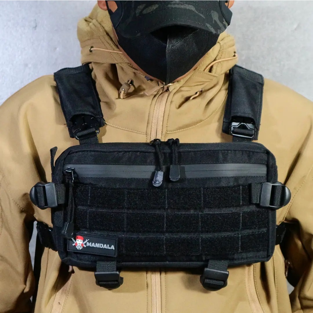กระเป๋าคาดหน้าอกยุทธวิธี / tactical Chesbag / กระเป๋าคาดหน้าอก