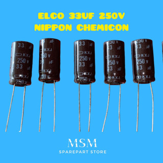 Elco 33UF 250V NIPPON เคมี