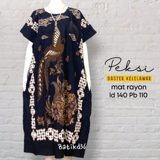 ขายส่ง RADIAN BATIK Negligee Nightgown Bat CT Bird motif ผ้าเรยอนนิ่ม แบบดั้งเดิม สําหรับ MAX LD 140