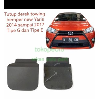 ฝาครอบลากจูง กันชนหน้า ของแท้ สําหรับ toyota yaris 2014-2017