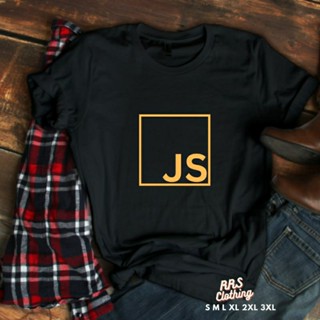 เสื้อยืด พิมพ์ลายโปรแกรมเมอร์ Javascript js