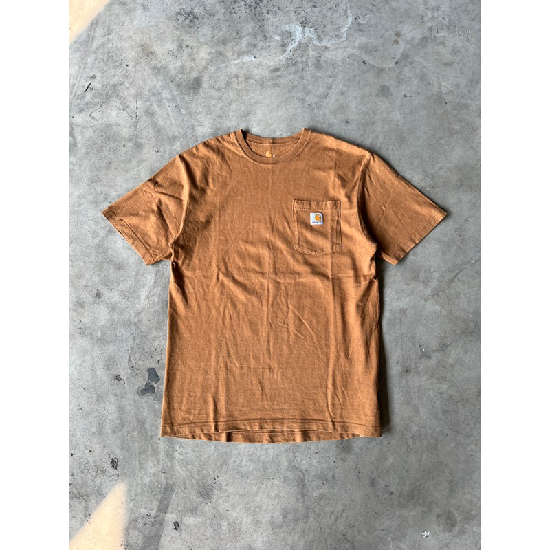 Carhartt K87 เสื้อยืด สีน้ําตาล