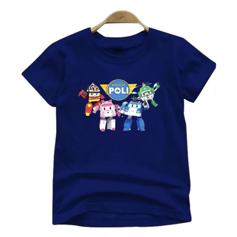 เสื้อยืดเด็ก Robocar Poli Distro (2-10 ปี) Unisex