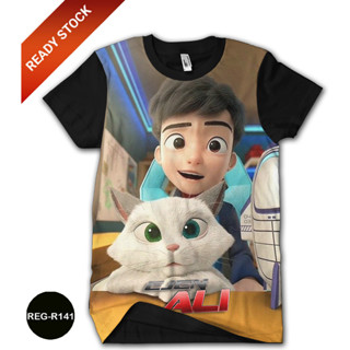 Ejen Ali เสื้อยืด ลายการ์ตูนแอนิเมชั่นทีวี 3D สําหรับเด็ก REG-R141