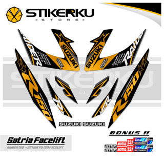สติกเกอร์ SATRIA FU 150th MOTIF STICKER RAIDER 150 REBORN F150 พร้อมส่ง สติกเกอร์ สําหรับตกแต่ง