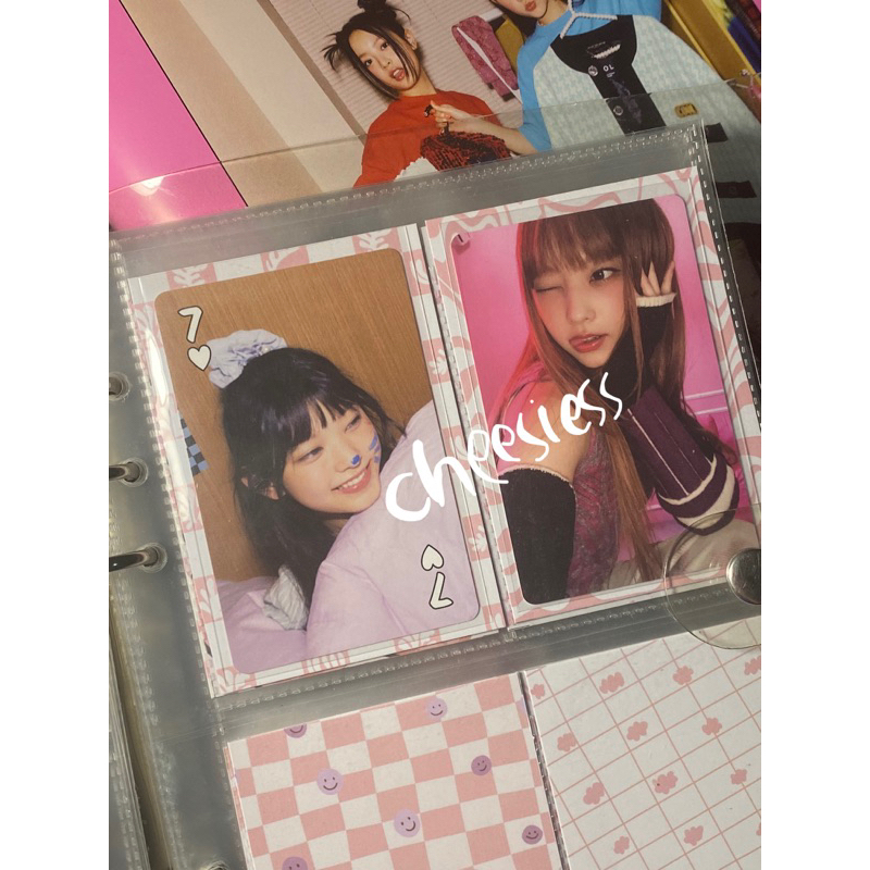 Photocard pc newjeans haerin cemong 7 season grouping 2021 sg21 haerin melet album omg