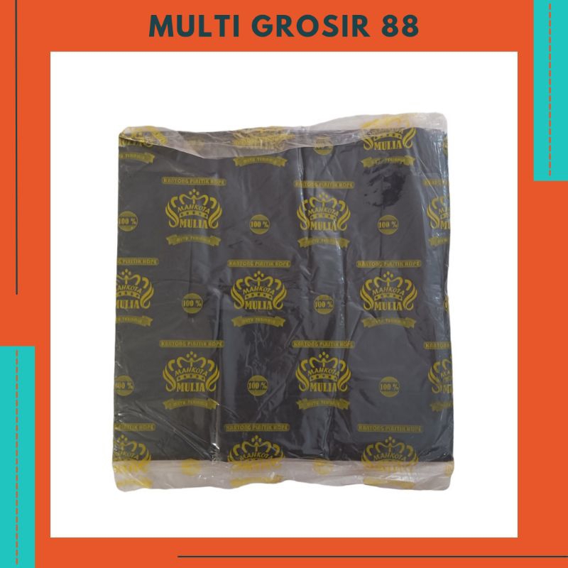 MG88 ถุงพลาสติก HDPE แบบประหยัดสําหรับเติม 1kg 3kg 5kg ขนาด 15 20 24 Mahkota Mulia ยี่ห้อ