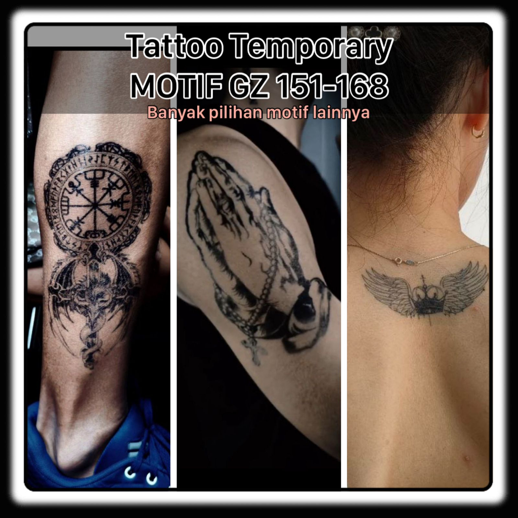 FRUITINKTATTOO - ชุดสักชั่วคราวกึ่งถาวร GZ 151-168