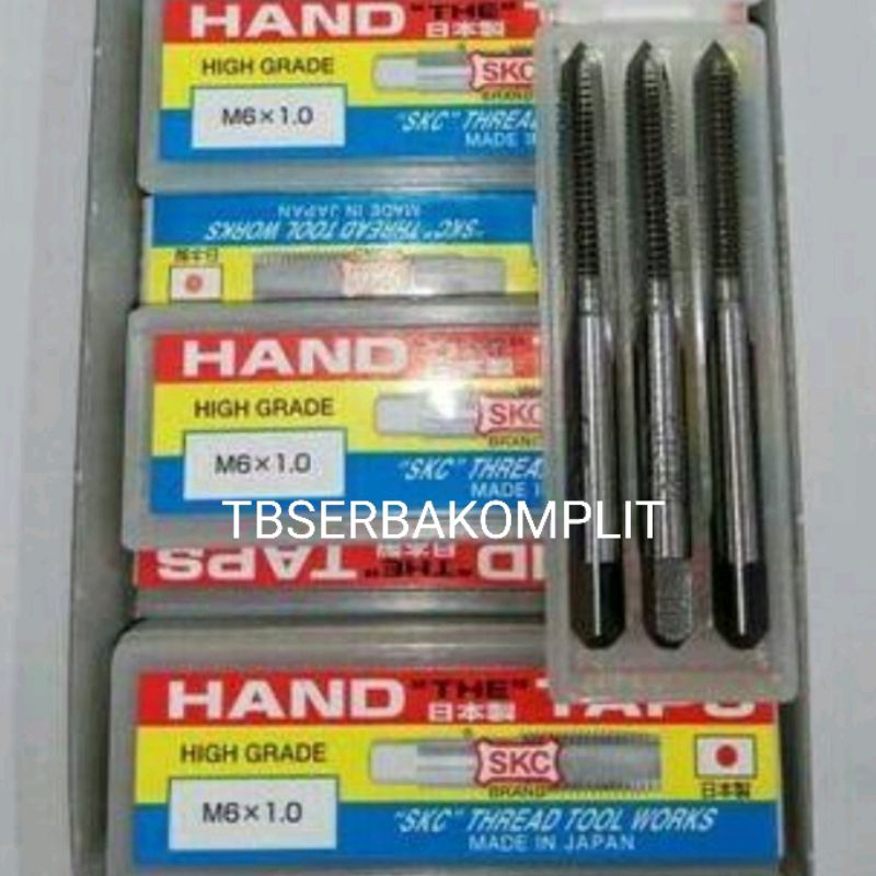 ขวา Handtap SKC ORI ญี่ปุ่น M5x0.5 M5x0.8 M5x0.9 M5x1.0 M6x0.5 M6x0.75 M6x1.0 M6x1.25 M6x1.5 M7x1.0 
