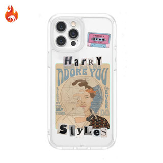 เคสโทรศัพท์มือถือ แบบใส ลายภาพวาด Eaglecase Harry Style สําหรับ Iphone ALL TYPE