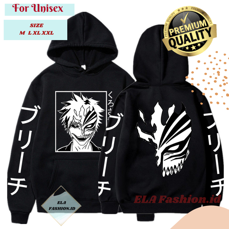 เสื้อฮู้ด เสื้อฮู้ด Kurosaki Ichigo มังงะ Bleach อะนิเมะ