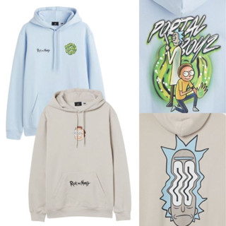 เสื้อกันหนาว มีฮู้ด ลาย Rick&amp;morty