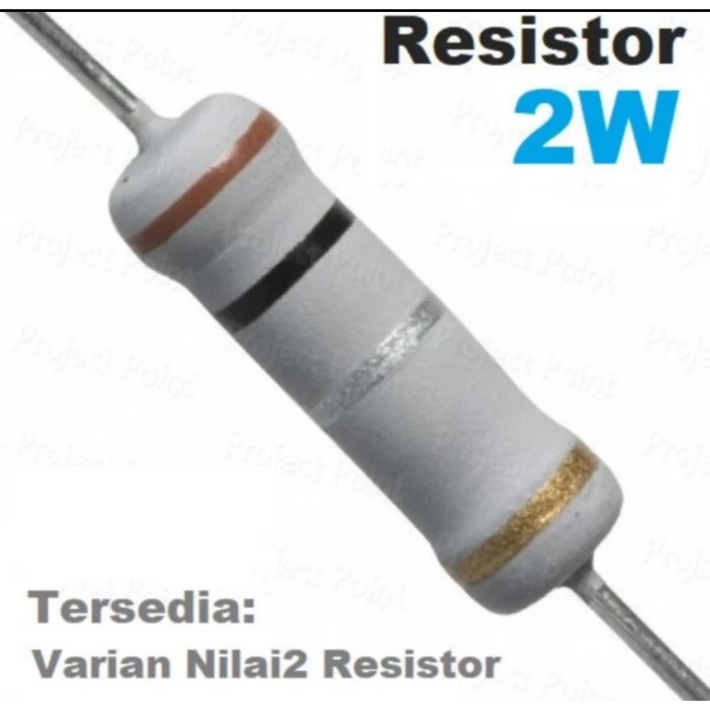 ตัวต้านทาน 2 วัตต์ต่อถุงบรรจุ (200 ชิ้น) 5.6R 6.8R 8.2R 10R 12R 15R 18R 20R 22R 27R
