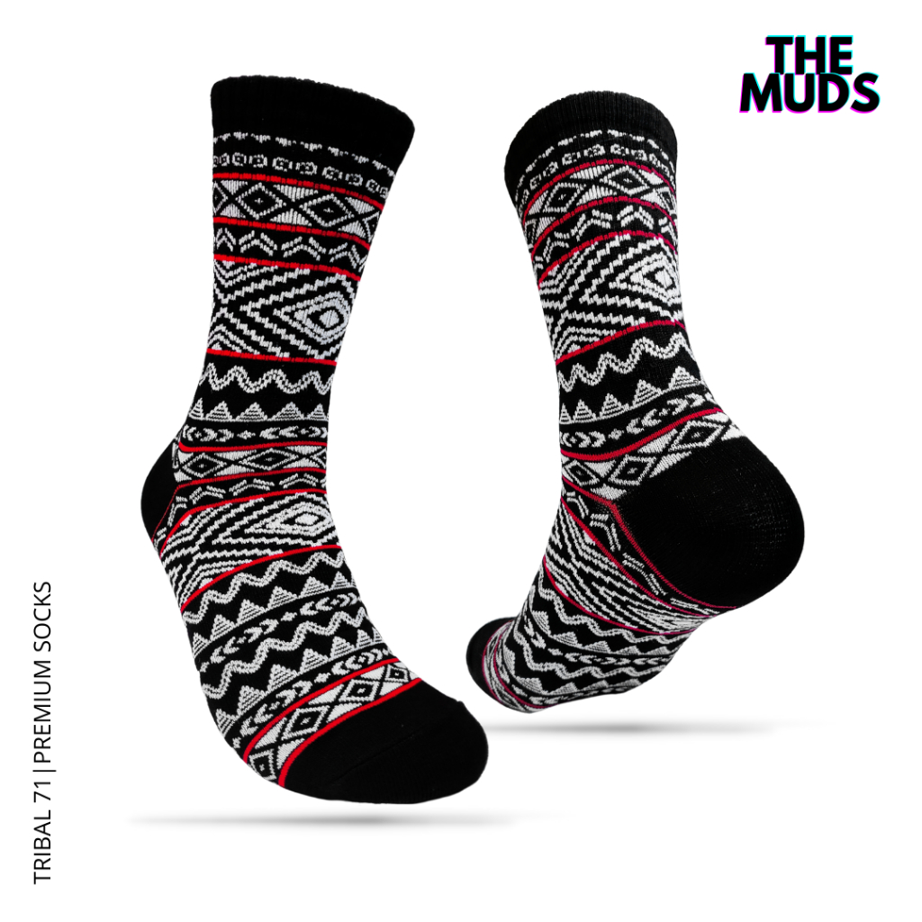 THE MUDS - ถุงเท้า Oldschool Tribal/Pattern - T71