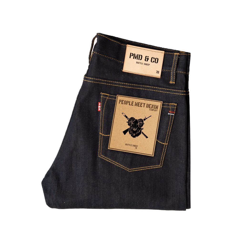 PMD & CO - Battle Sheep Selvedge Denim 14.5oz - กางเกงยีนส์ผู้ชาย