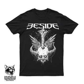 เสื้อยืด Blackandje - BESIDE - WINGS CROSSED HALLUCINATION