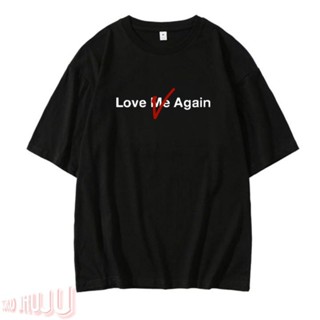 เสื้อยืด พิมพ์ลาย Taehyung Bangtan V Love Me Again สําหรับผู้ชาย