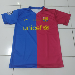 เสื้อกีฬาแขนสั้น ลายทีมฟุตบอล BARCELONA FINAL UCL 2009