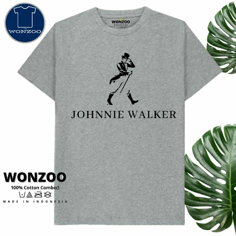 พรีเมี่ยม QUALITY JOHNNIE WALKER TSHIRT เสื้อยืด