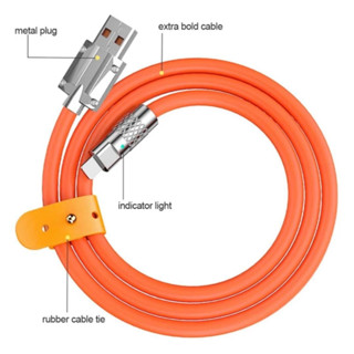 สายชาร์จ usb Type-C 120w แบบชาร์จเร็ว สําหรับ iPhone ios usb Android