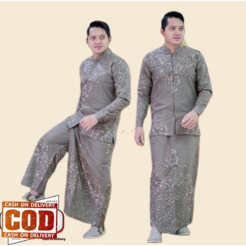 KEMEJA SARKO KOKO SHIRT COVER SET SARCEL KOKO SHIRT LAYER PANTS