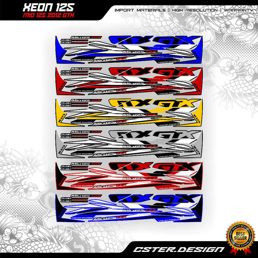 STRIPING XEON MIO 125 GTX rc ประเทศไทย