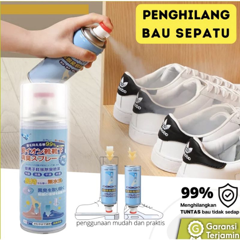 Spray Penghilang Bau Kaki Pengharum Sepatu Dan Kaki Penyegar Aroma kaki sepatu kaos kaki
