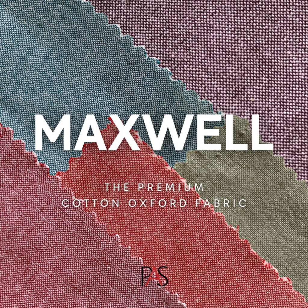 MINIMAL [MINIMUM 2X CLICK สําหรับ 1 YARD] ผ้า Oxford ขายปลีก Maxwell วัสดุพรีเมี่ยม ราคา 1/2 YARD