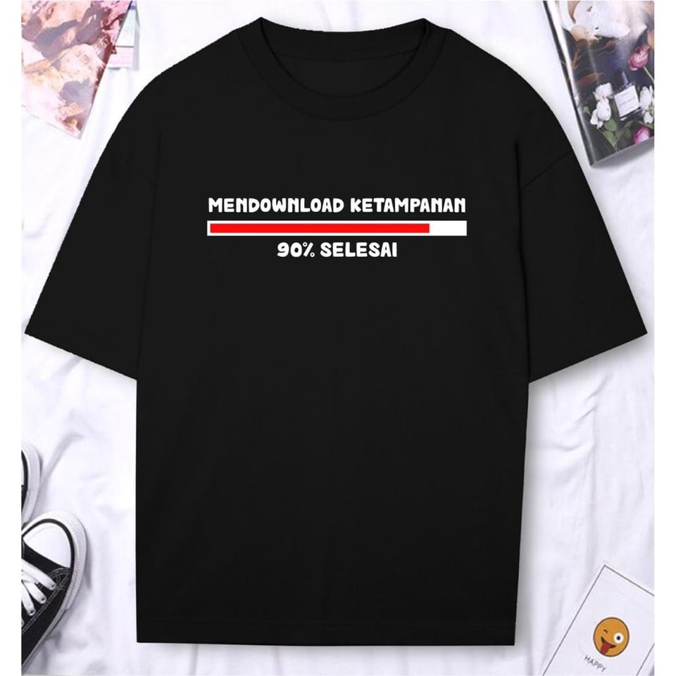 CLOTHES - เสื้อยืด FUNNY WORDS PLESETAN MENDOWNLOAD KETAMPAN - FUNNY WORDS PARODI TSHIRT