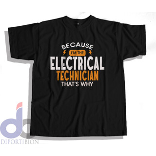 เสื้อยืด แขนสั้น พิมพ์ลายไฟฟ้า TECHNICIAN วิศวกรรมไฟฟ้า