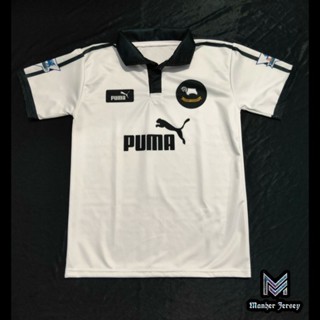 เสื้อกีฬาแขนสั้น พิมพ์ลาย Derby County 1997 1998 สไตล์เรโทร สําหรับตกแต่งบ้าน