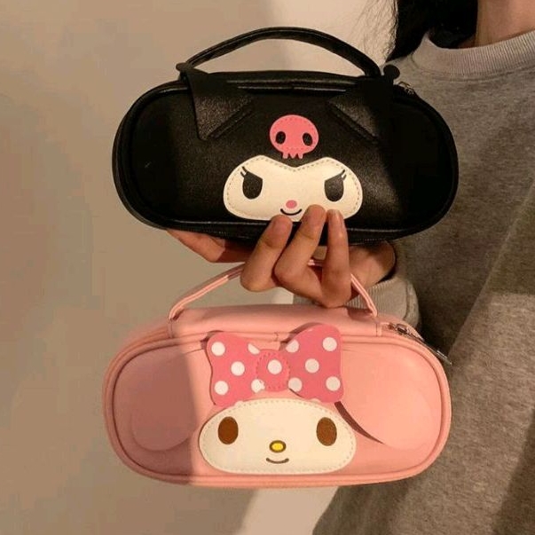 กระเป๋าจัดระเบียบนําเข้า / CINNAMOROLL KUROMI MELODY CARRY BAG / MAKE UP BAG / SANRIO PENCIL CASE