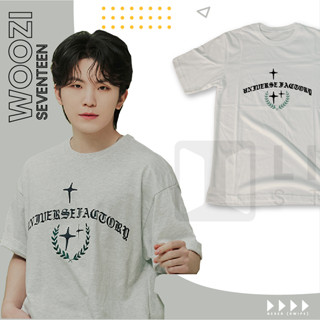 เสื้อยืด พิมพ์ลาย Woozi seventeen universe factory