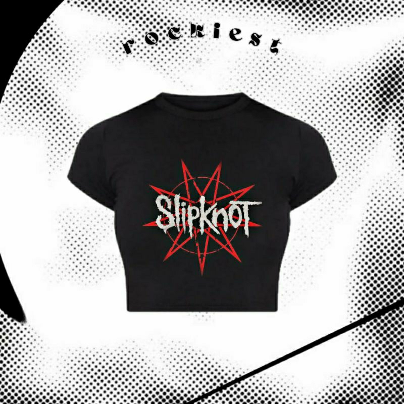 SLIPKNOT CROP TOP | GROOVE โลหะ | เสื้อครอป | GRUNGE GRUNGE GRUNGE GRUNGE GRUNGE GRUNGE GRUNGE | เสื
