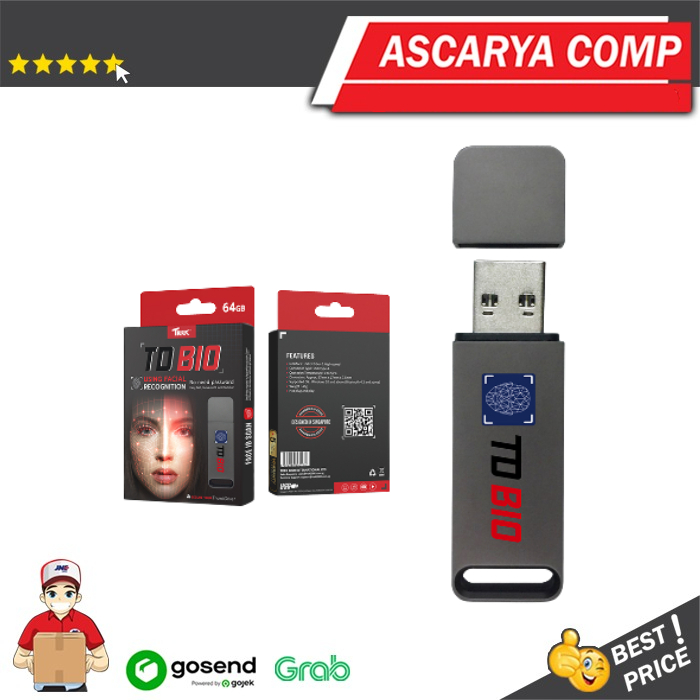 TREK Secure Thumbdrive TD BIO USB 3.2 Gen 1 32GB / แฟลชดิสก์