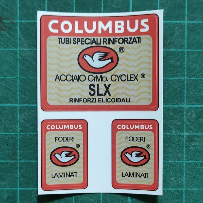 Custom COALMBUS แท็กสําหรับ SCHOOL RACING FRAME หรือ FIXIE SLX CROMOR SL