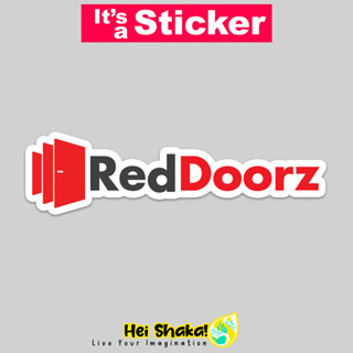 Reddoorz สติกเกอร์ไวนิล กันน้ํา สําหรับติดตกแต่งโรงแรม