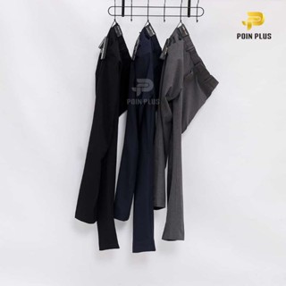 Uniqlo ORIGINAL Point PLUS SLIM FIT กางเกงขายาวลําลอง ยืดหยุ่น สําหรับสตรี