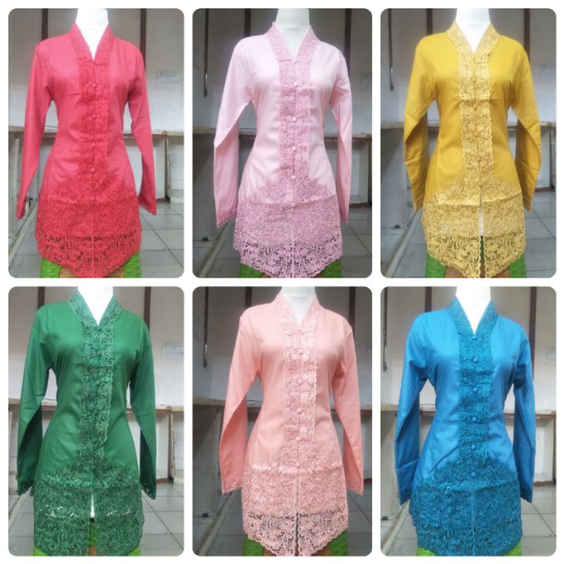 ENCIM EMBROIDERED KEBAYA MODERN ENCIM KEBAYA LONG-SLEEVED ENCIM KEBAYA