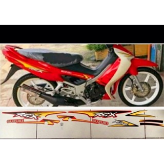 แถบ Suzuki RGX 120 สีแดง