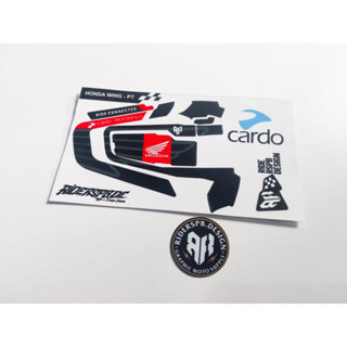 สติกเกอร์รูปลอก ลาย Honda Wing PT Garskin สําหรับติดตกแต่งภายในรถยนต์