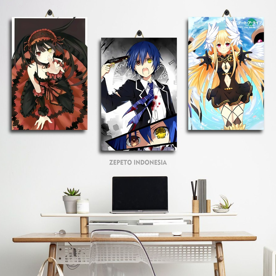 WOODEN ROOM DISPLAY ANIME DATE A LIVE SPIRIT PLEDGE 20X30 / ZEPETO INDONESIA / JUMBO ROOM DECORTATIO