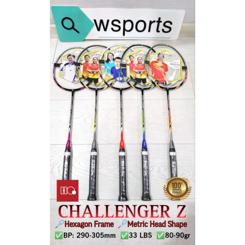 ไม้แบดมินตัน HiQua CHALLENGER Z 55 66 77 88 99 Z55 Z66 Z77 Z88 Z99 เดิม