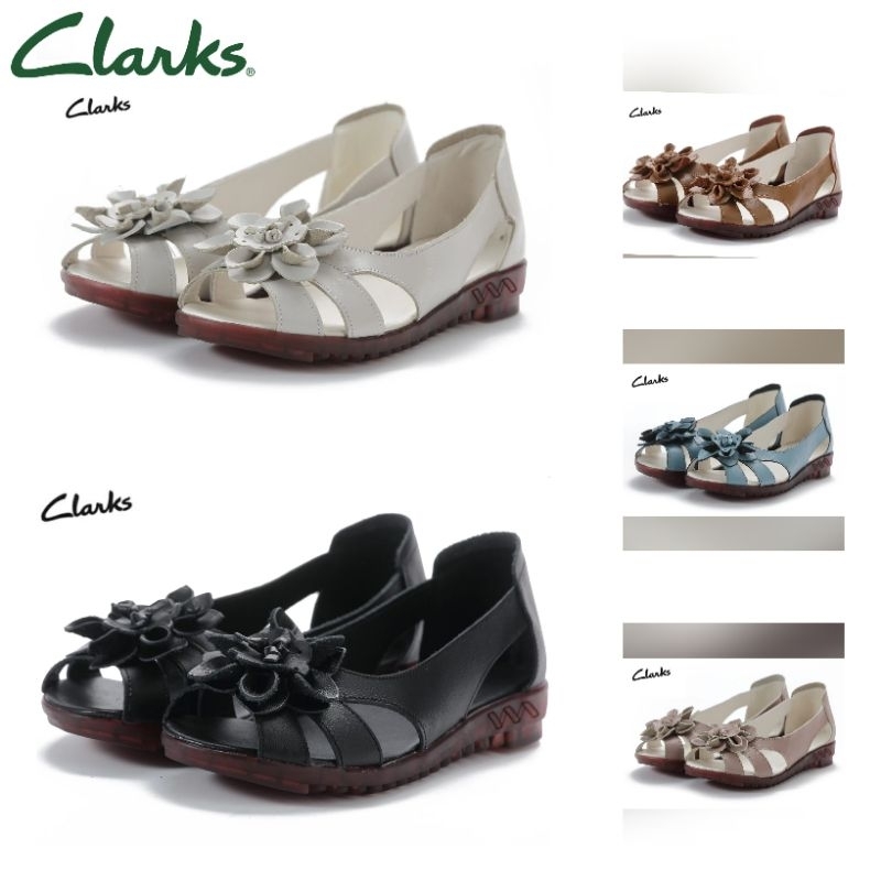 Clarks Amazon 318 รองเท้าส้นแบน สําหรับผู้หญิง